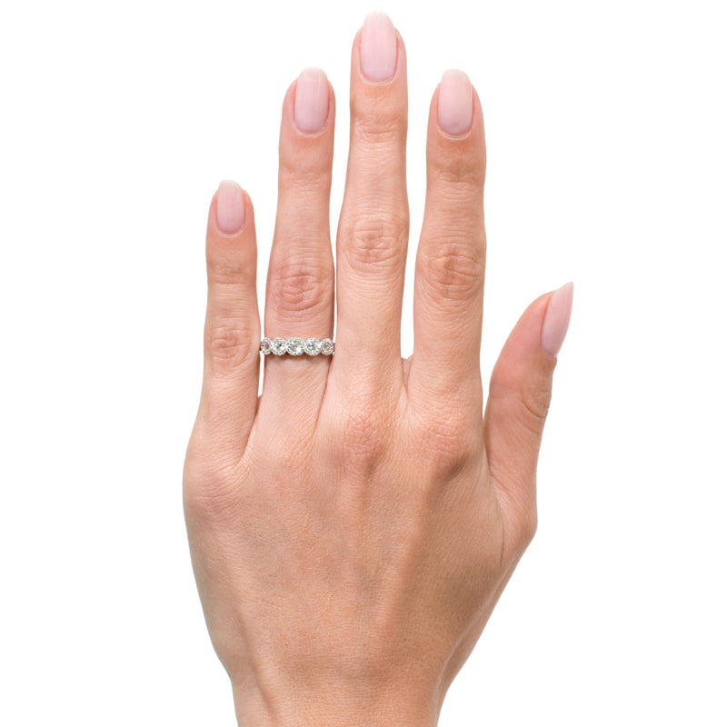 0.55ct Round Brilliant Cut Diamond Ring in 14k White Gold