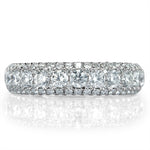 1.35ct Round Brilliant Cut Diamond Three-Sided Ring in 14k White Gold