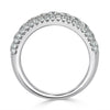 1.35ct Round Brilliant Cut Diamond Three-Sided Ring in 14k White Gold