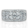 2.40ct Round Brilliant Cut Diamond Right-Hand Ring in 18k White Gold