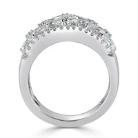 2.40ct Round Brilliant Cut Diamond Right-Hand Ring in 18k White Gold