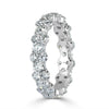 3.05ct Round Brilliant Cut Diamond Eternity Band in 14k White Gold