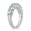 4.00ct Three Sided Round Brilliant Cut Diamond Ring in 18k White Gold