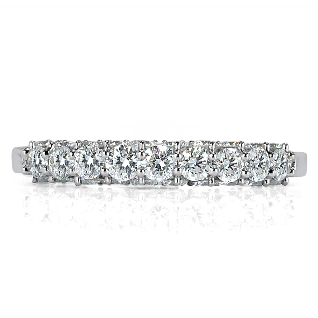 1.00ct Round Brilliant Cut Diamond Ring in 18k White Gold