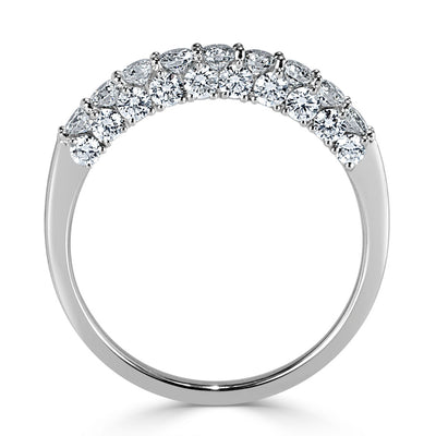 1.00ct Round Brilliant Cut Diamond Ring in 18k White Gold