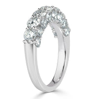 3.10ct Round Brilliant Cut Diamond Ring in 18k White Gold