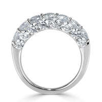 3.10ct Round Brilliant Cut Diamond Ring in 18k White Gold