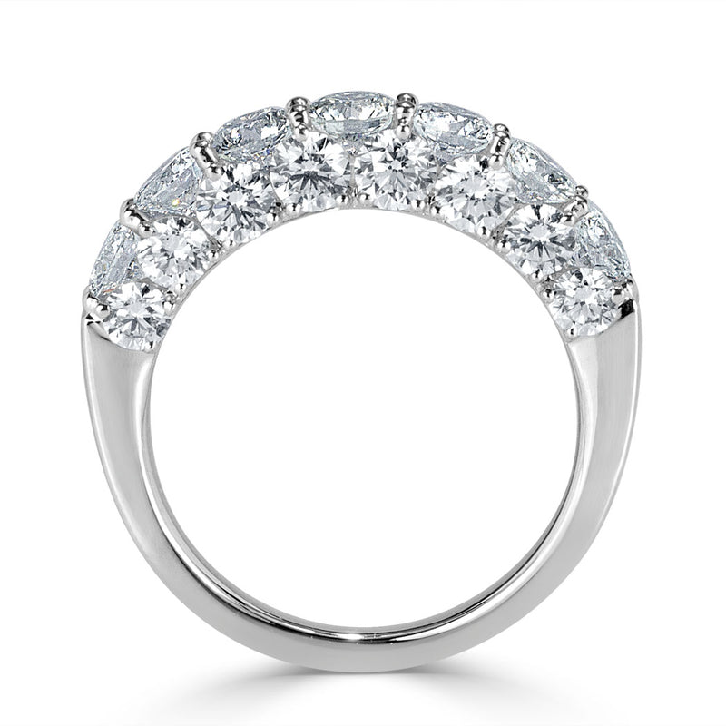 3.10ct Round Brilliant Cut Diamond Ring in 18k White Gold
