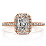 1.52ct Radiant Cut Diamond Engagement Ring