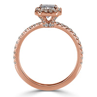 1.52ct Radiant Cut Diamond Engagement Ring