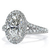 3.30ct Oval Cut Diamond Engagement Ring