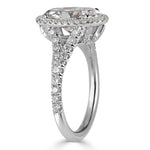 3.30ct Oval Cut Diamond Engagement Ring