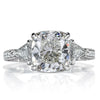 3.95ct Cushion Cut Diamond Engagement Ring