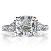 3.95ct Cushion Cut Diamond Engagement Ring