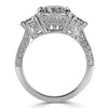 3.95ct Cushion Cut Diamond Engagement Ring