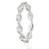 1.95ct Marquise Cut Diamond Eternity Band in Platinum