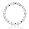 1.95ct Marquise Cut Diamond Eternity Band in 18k White Gold