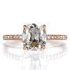 2.42ct Old Mine Cut Diamond Engagement Ring