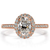 1.46ct Oval Cut Diamond Engagement Ring