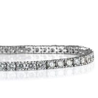 8.90ct Round Brilliant Cut Diamond Tennis Bracelet in 14k White Gold