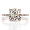4.10ct Old Mine Cut Diamond Engagement Ring