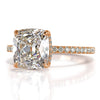 4.10ct Old Mine Cut Diamond Engagement Ring