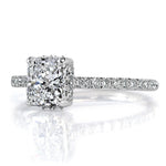 1.35ct Radiant Cut Diamond Engagement Ring
