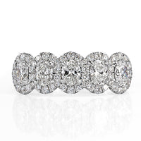1.50ct Oval Cut Diamond Five-Stone Ring