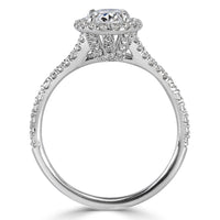 1.61ct Oval Cut Diamond Engagement Ring