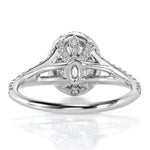 1.61ct Oval Cut Diamond Engagement Ring