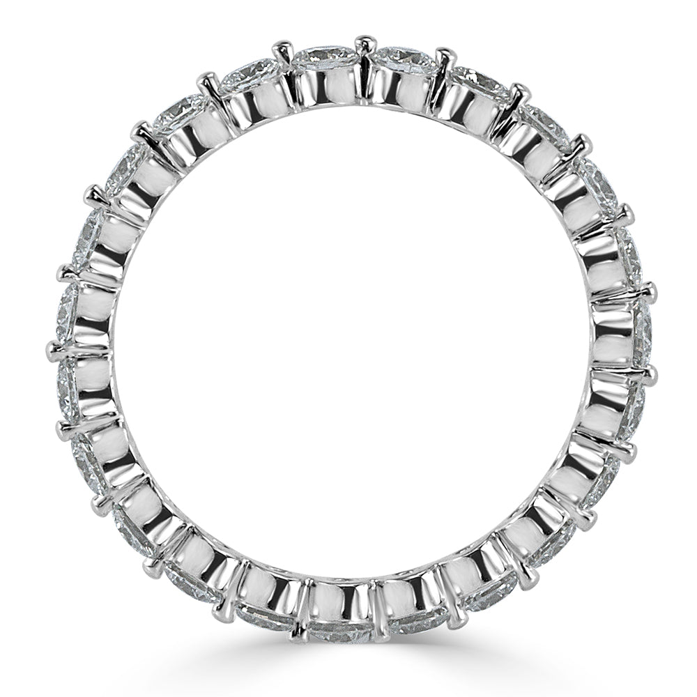 1.40ct Round Brilliant Cut Diamond Eternity Band in 18k White Gold