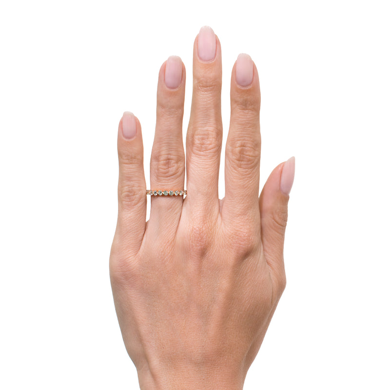 1.40ct Round Brilliant Cut Diamond Eternity Band in Platinum