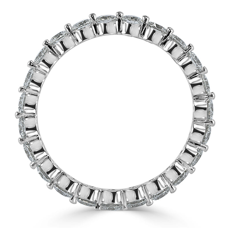 1.40ct Round Brilliant Cut Diamond Eternity Band in Platinum