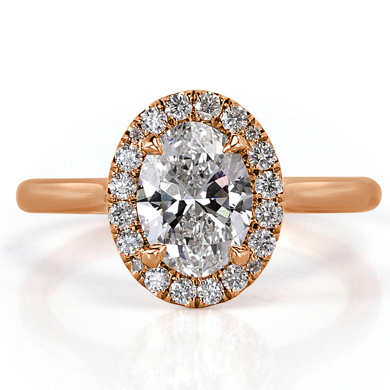 1.40ct Oval Cut Diamond Engagement Ring