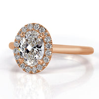 1.40ct Oval Cut Diamond Engagement Ring