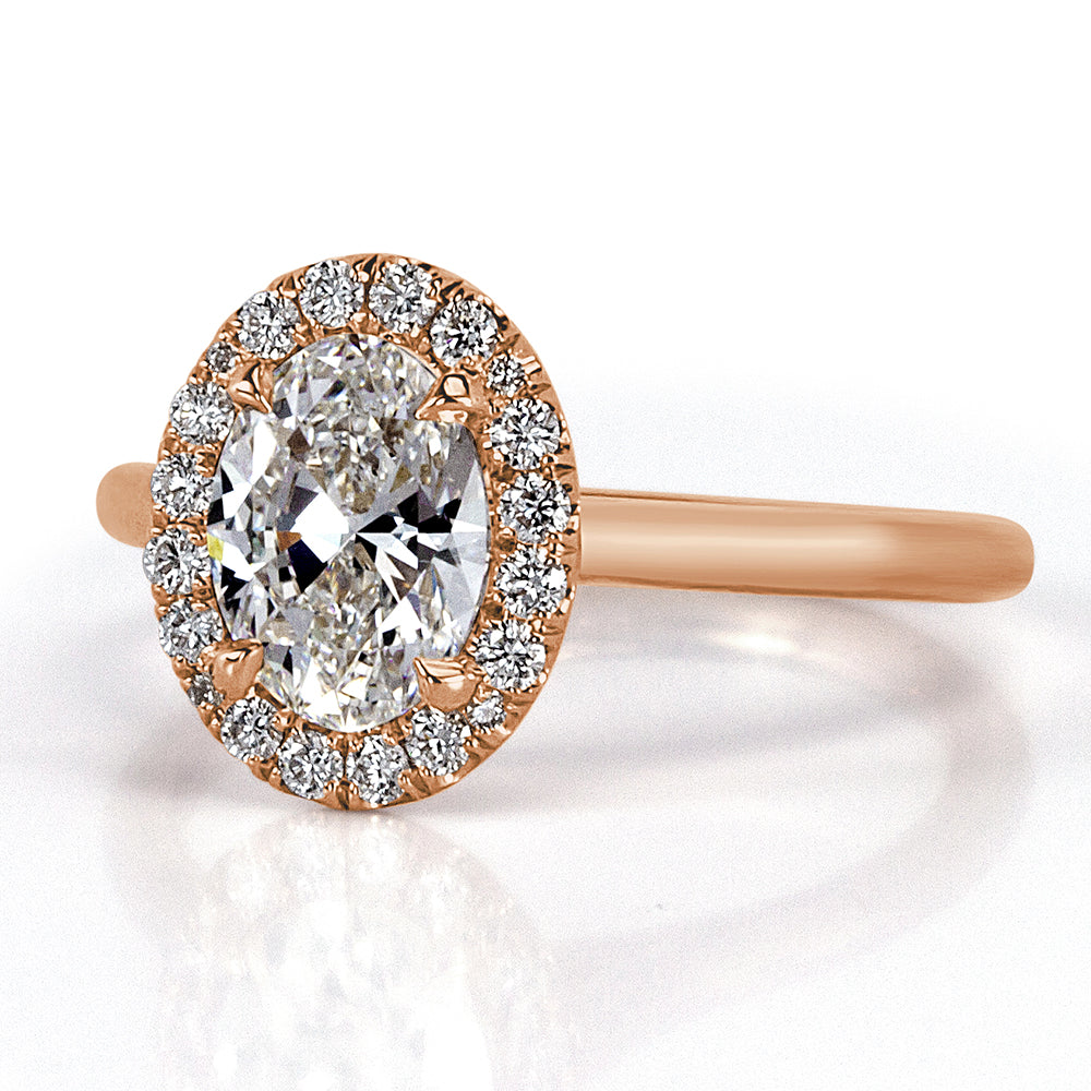 1.40ct Oval Cut Diamond Engagement Ring