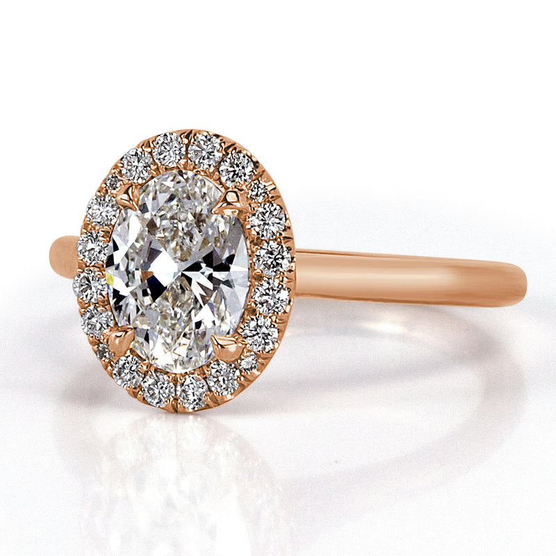 1.40ct Oval Cut Diamond Engagement Ring