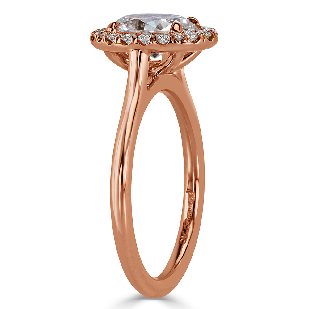 1.40ct Oval Cut Diamond Engagement Ring