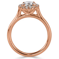 1.40ct Oval Cut Diamond Engagement Ring