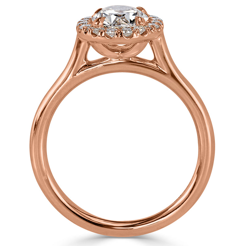 1.40ct Oval Cut Diamond Engagement Ring