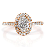 1.50ct Oval Cut Diamond Engagement Ring