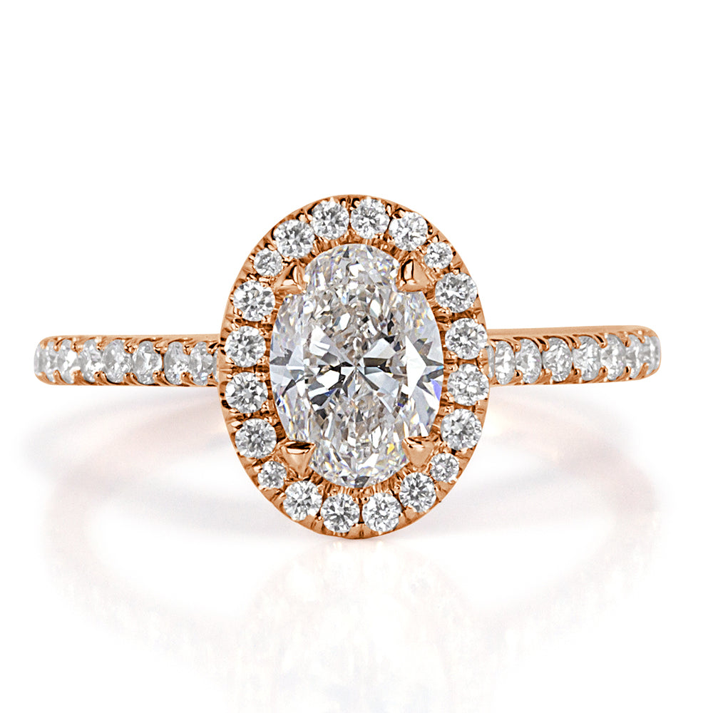 1.50ct Oval Cut Diamond Engagement Ring