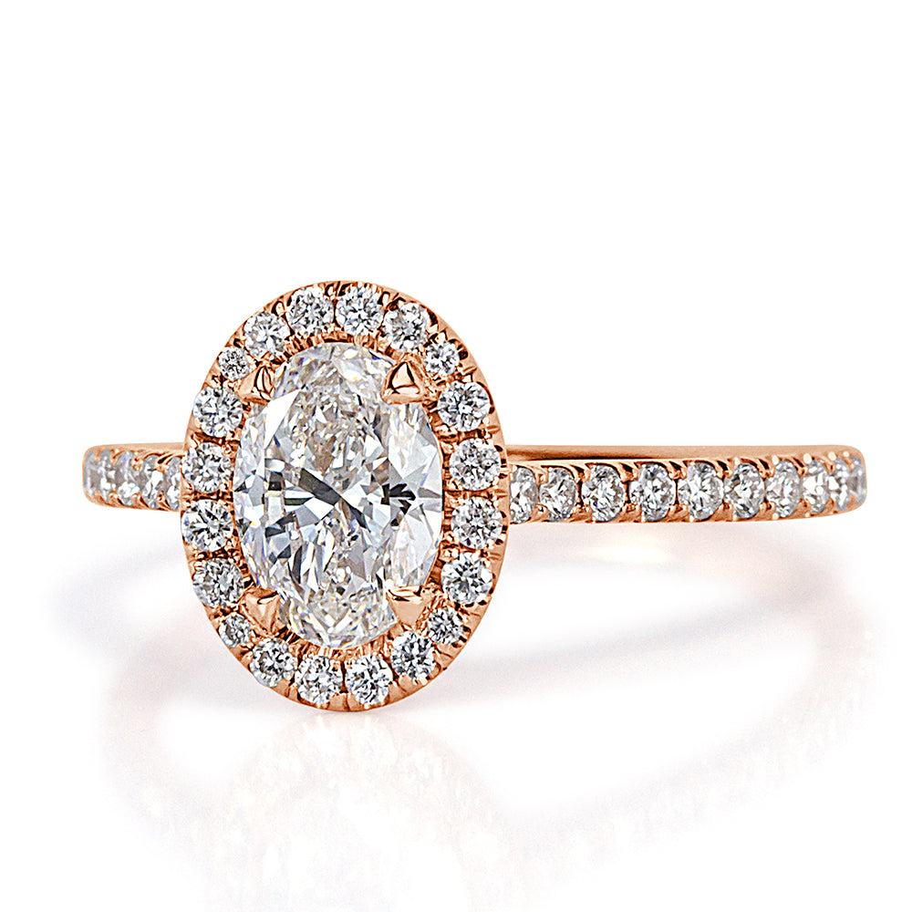 1.50ct Oval Cut Diamond Engagement Ring