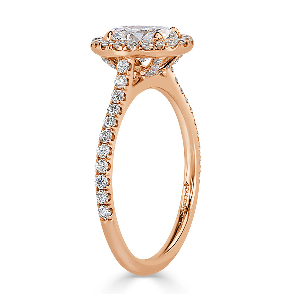 1.50ct Oval Cut Diamond Engagement Ring