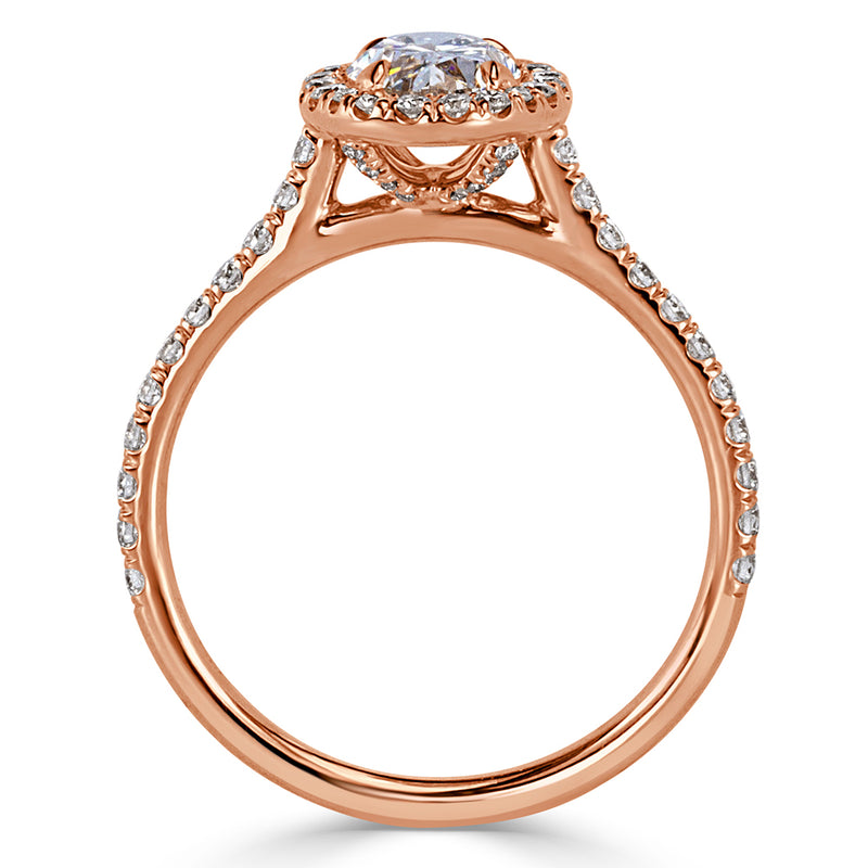 1.50ct Oval Cut Diamond Engagement Ring