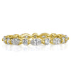1.00ct Marquise and Round Brilliant Cut Diamond Eternity Band in 18k Yellow Gold