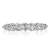 1.00ct Marquise and Round Brilliant Cut Diamond Eternity Band in Platinum