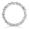 1.00ct Marquise and Round Brilliant Cut Diamond Eternity Band in Platinum