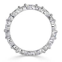 1.00ct Marquise and Round Brilliant Cut Diamond Eternity Band in Platinum