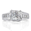 2.01ct Princess Cut Diamond Engagement Ring